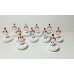 Subbuteo Andrew Table Soccer Xanthi away kit 2017-18 on Classic Hasbro Bases